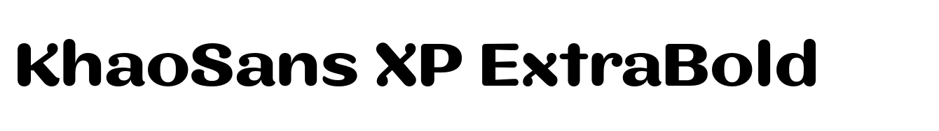 KhaoSans XP ExtraBold
